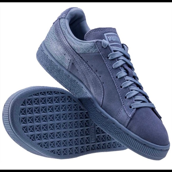 Puma Shoes - Suede Blue Pumas